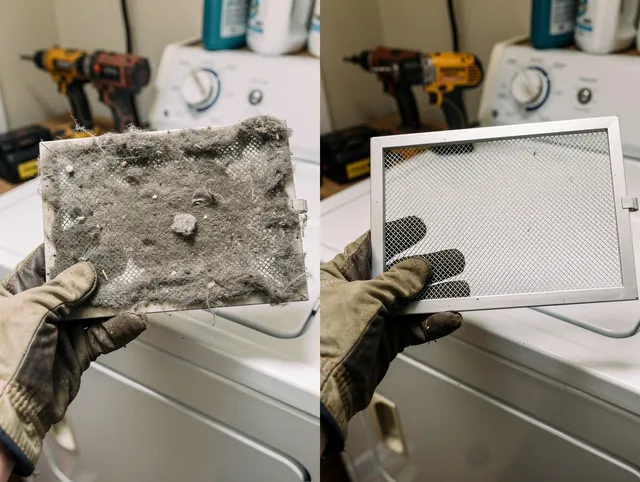 Professional lint trap cleaning by Colton Dryer Vent Cleaning in Colton
