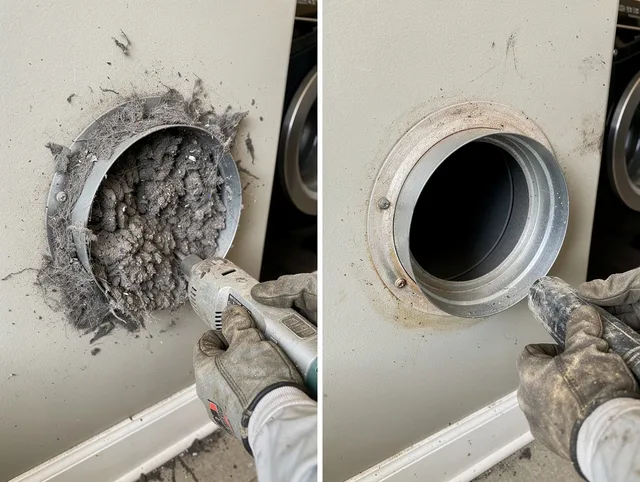 Professional clogged vent cleaning by Colton Dryer Vent Cleaning in Colton