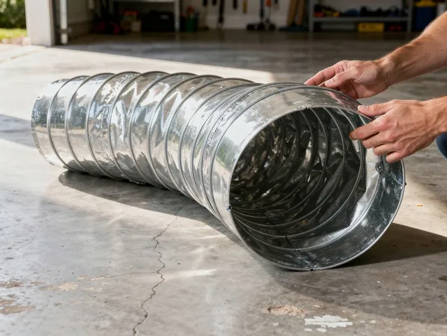 Colton Dryer Vent Cleaning specialist using advanced equipment for thorough duct cleaning in Colton
